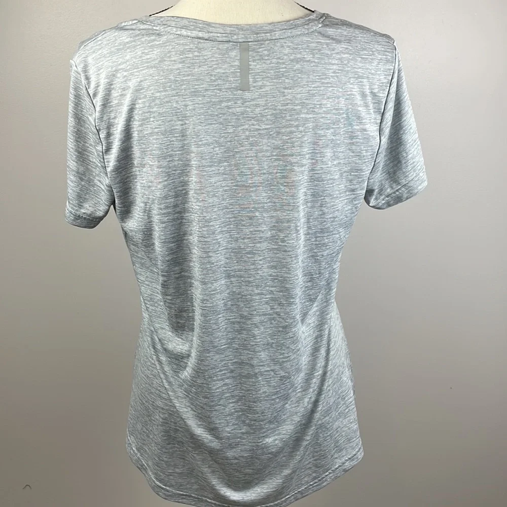 FILA Sport Shirt SZ L Short Sleeve Stretchy Comfortable Active Wear Colorful - Picture 9 of 11